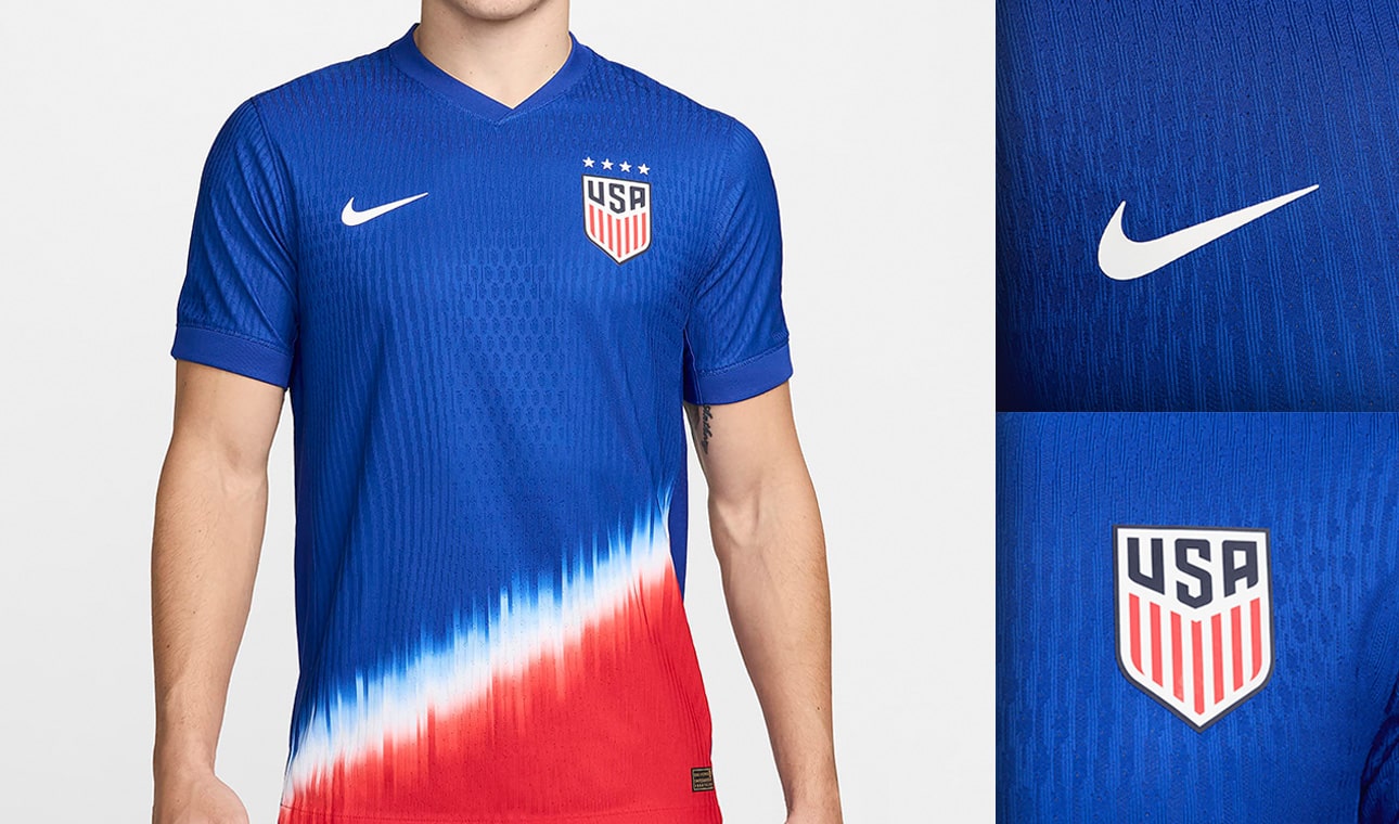 Details of the USA 2024 II Nike  shirt